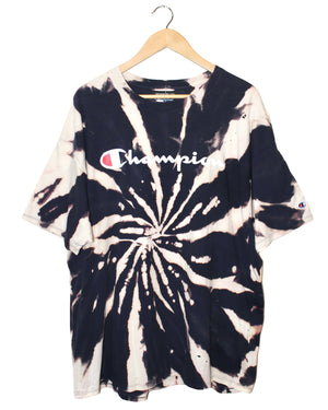 VINTAGE CHAMPION DISTRESSED BLEACH TEE