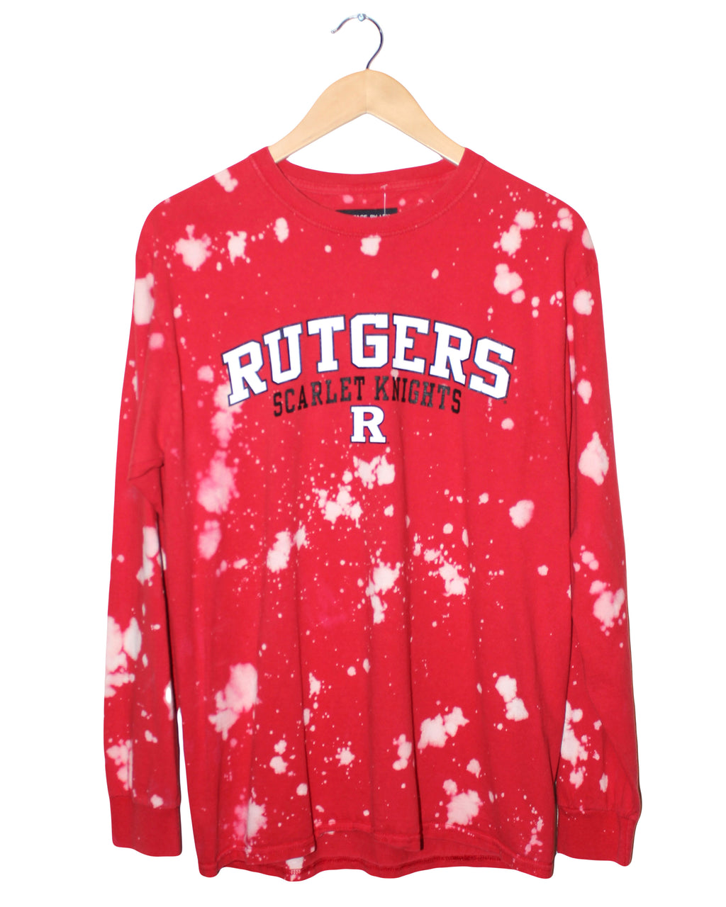 VINTAGE RUTGERS BLEACH LONG SLEEVE