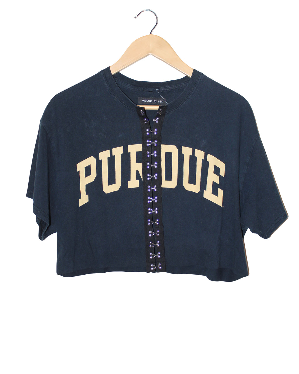 VINTAGE PURDUE HOOK + EYE CROP