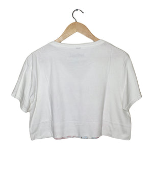 VINTAGE ROLLING STONES HOOK + EYE CROP
