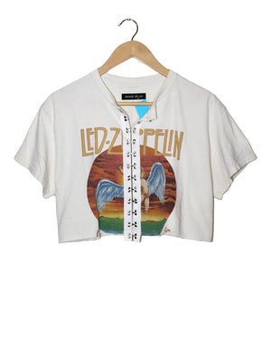 VINTAGE LED ZEPPELIN HOOK + EYE CROP
