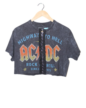 VINTAGE AC/DC O-RING CROP