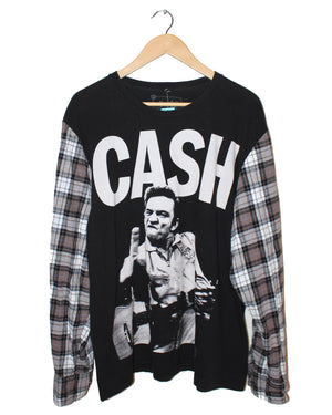VINTAGE JOHNNY CASH FLANNEL TEE