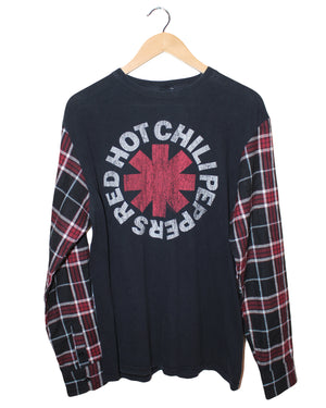 VINTAGE RED HOT CHILI PEPPERS FLANNEL TEE