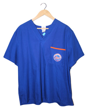 VINTAGE METS SCRUB TOP