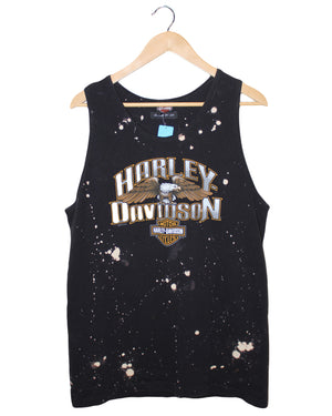 VINTAGE HARLEY DAVIDSON BLEACH TANK