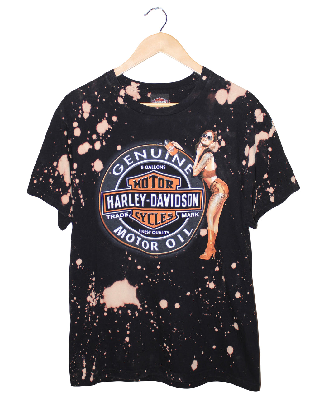 VINTAGE HARLEY DAVIDSON BLEACH TEE