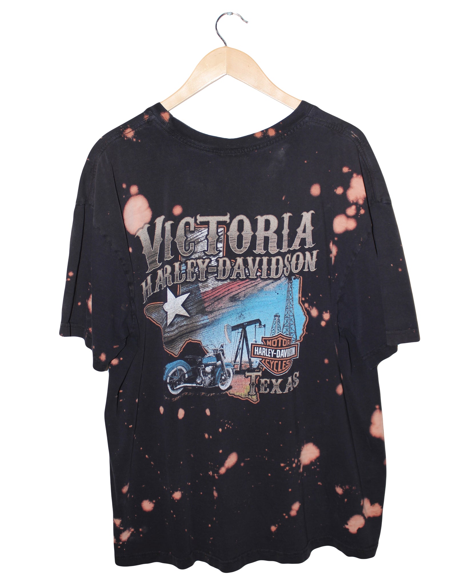 VINTAGE HARLEY DAVIDSON BLEACH TEE