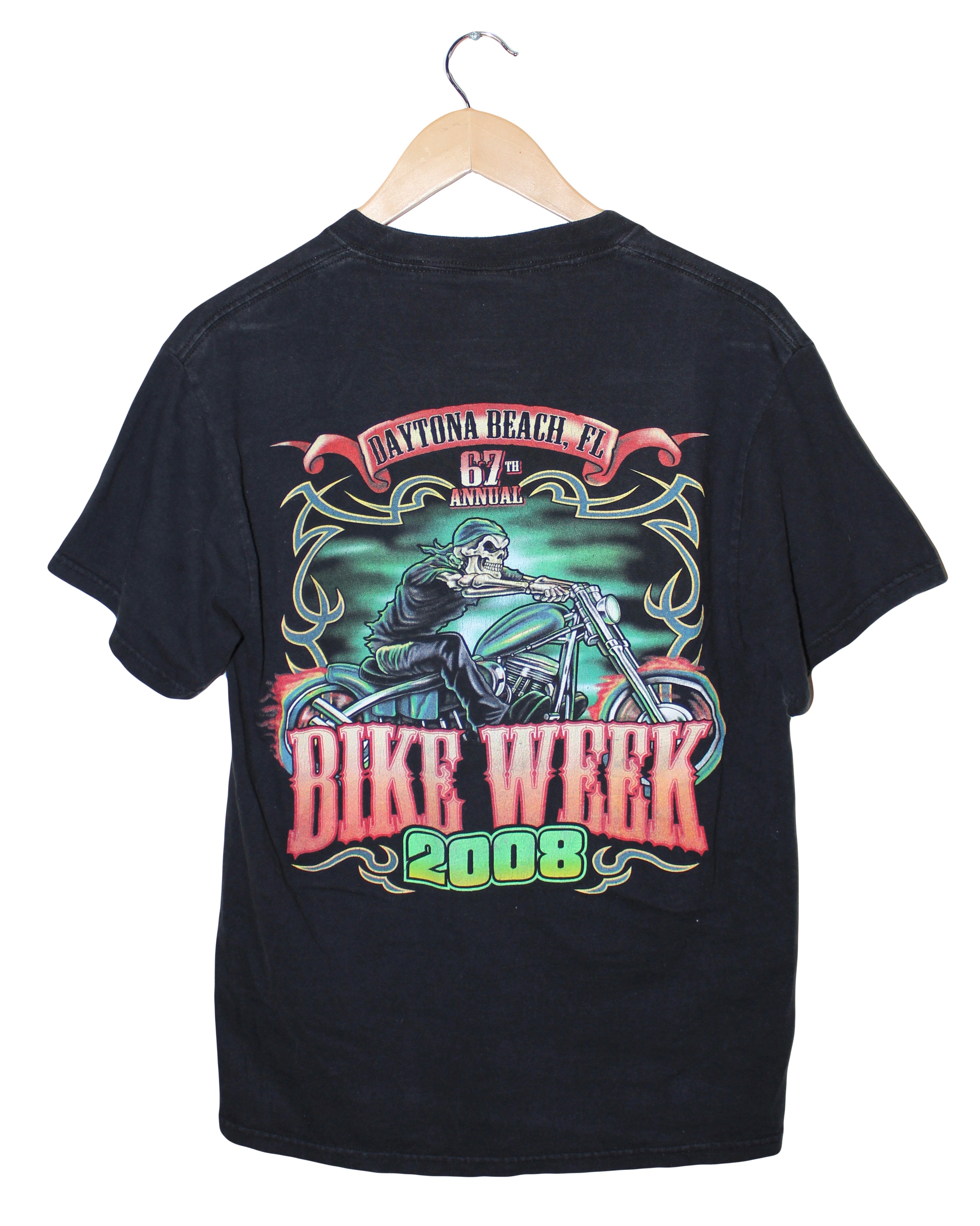 バイクウェア・装備 Harley-Davidson vintage Tshirt80s USA Harley-Davidson® Men's 80s Tank Aloha Short Sleeve Shirt