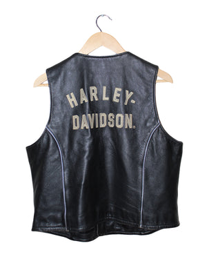 VINTAGE HARLEY DAVIDSON LEATHER VEST