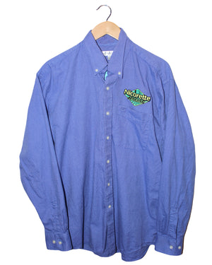 VINTAGE NICORETTE RACING BUTTON UP