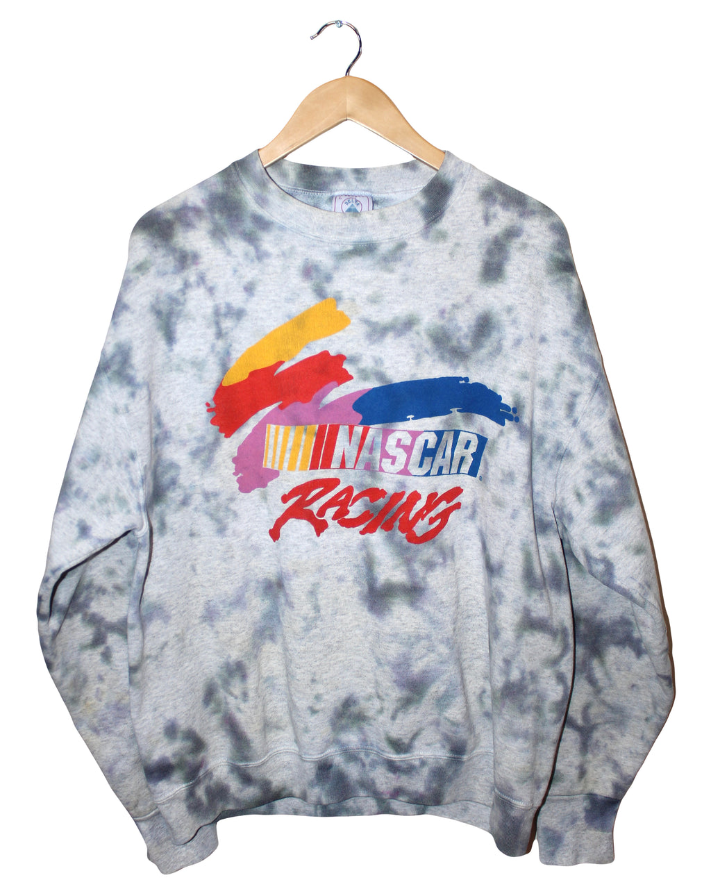 VINTAGE NASCAR TIE DYE SWEATSHIRT