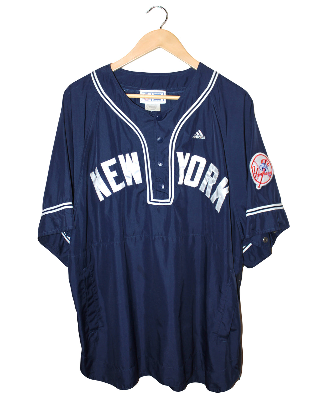 VINTAGE YANKEES SHORT SLEEVE WINDBREAKER