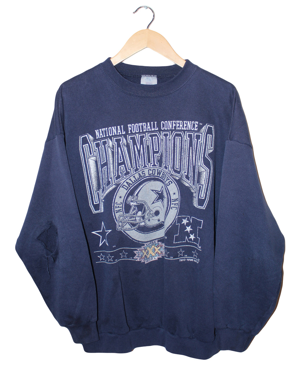 VINTAGE COWBOYS DISTRESSED SWEATSHIRT