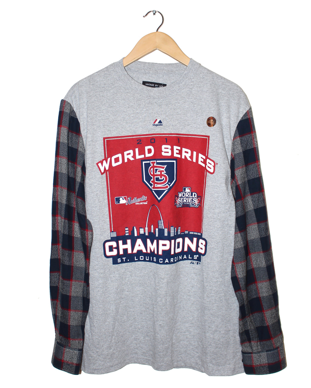 VINTAGE CARDINALS FLANNEL TEE